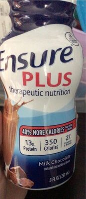 Milk Chocolate Plus Therapeutic Nutrition, Milk Chocolate