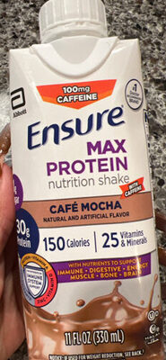 Cafe Mocha Max Protein Nutrition Shake, Cafe Mocha