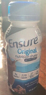 Original Milk Chocolate Nutrition Shake With Fiber, Original Milk Chocolate