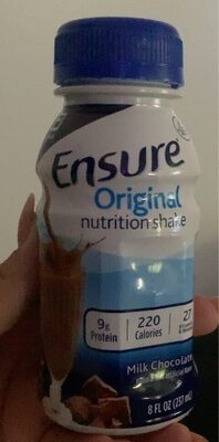 Milk Chocolate Flavor Original Nutrition Shake, Milk Chocolate