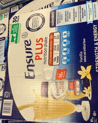 Vanilla Plus Nutrition Shake, Vanilla