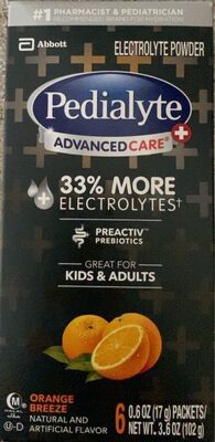 Orange Breeze Electrolyte Powder Packets, Orange Breeze