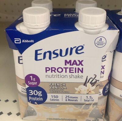 French Vanilla Max Protein Nutrition Shake, French Vanilla