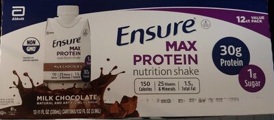 Milk Chocolate Flavor Max Protein Nutrition Shake, Milk Chocolate