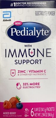 Mixed Berry With Immune Support Electrolyte Powder, Mixed Berry