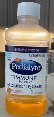 Peach Mango With Immune Support Electrolyte Solution, Peach; Mango