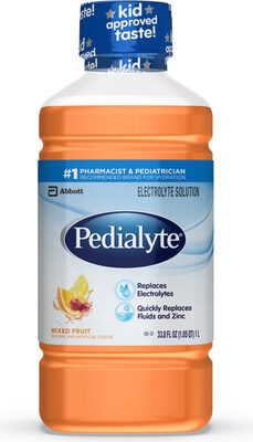 Pedialyte Mixed Fruit 1/33.8 Fl Oz (1L) Bottle