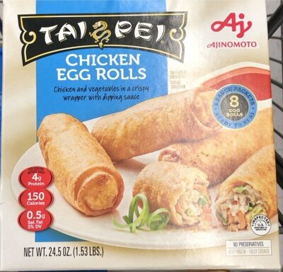 Tai Pei Chicken Egg Rolls, 8 Count, 24.5 Oz