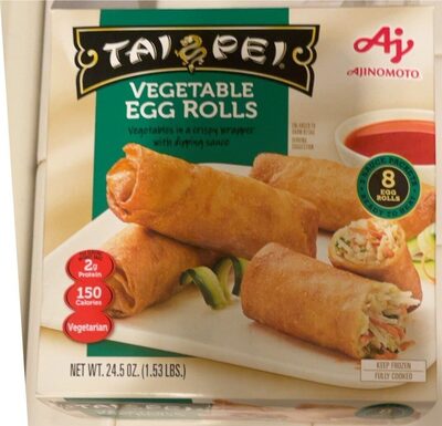 Tai Pei Vegetable Egg Rolls, 8 Count, 24.5 Oz