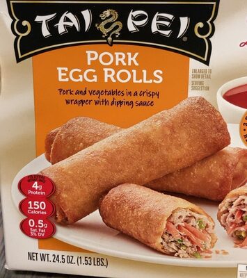 Tai Pei Pork Egg Rolls, 8 Count, 24.5 Oz