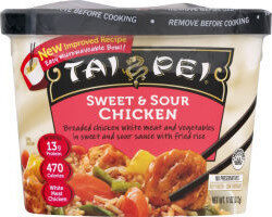Sweet & Sour Chicken Breaded Chicken White Meat And Vegetables In Sweet And Sour Sauce With Fried Rice, Sweet & Sour Chicken