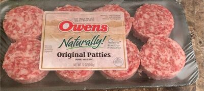 Original Pork Sausage Patties, Original