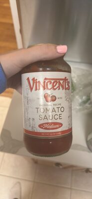 Vincent's, Pasta Sauce, Medium, Medium