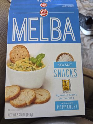 Sea Salt Melba Snacks, Sea Salt