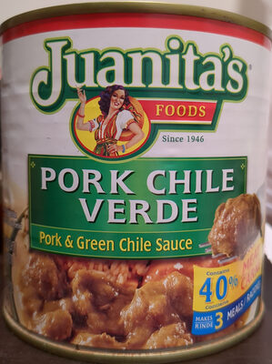 Juanita's Foods, Pork & Green Chile Sauce