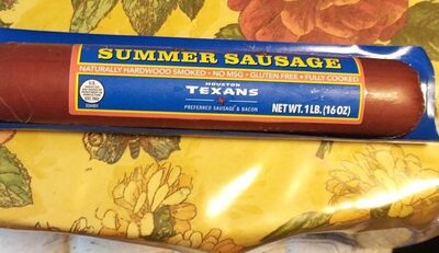 Hardwood Smoked Summer Sausage, Hardwood Smoked
