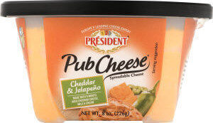 Cheddar & Jalapeno Spreadable Cheese, Cheddar & Jalapeno