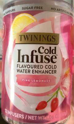 Pink Lemonade Flavoured Cold Water Enhancer, Pink Lemonade