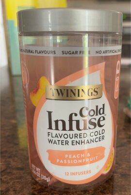 Peach & Passionfruit Flavoured Cold Water Enhancer, Peach; Passionfruit