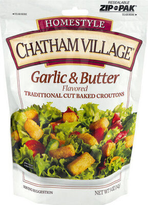 Garlic & Butter Flavored Croutons, Garlic & Butter