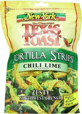 Chili Lime Flavored Tortilla Strips Texas Toast, Chili Lime