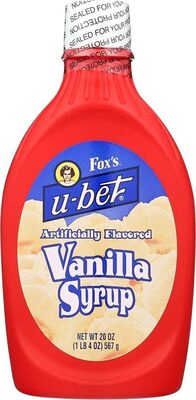 Vanilla Flavored Syrup, Vanilla