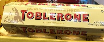 Swiss Milk Chocolate With Honey & Almond Nougat Bars, Swiss Milk Chocolate With Honey & Almond Nougat