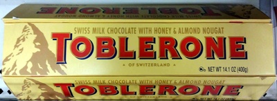 Swiss Milk Chocolate With Honey & Almond Nougat Bar, Swiss Milk Chocolate With Honey & Almond Nougat