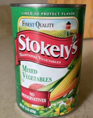 Stokely's Low Sodium Double Diced Mixed Vegetable 15oz