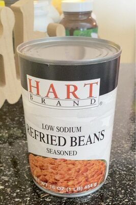 Hart Low Sodium Seasoned Refried Beans 16oz