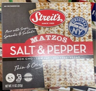 Salt & Pepper Matzos, Salt & Pepper