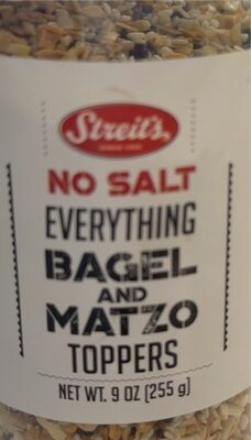 Everything Bagel And Matzo Toppers