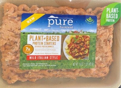 Mild Italian Style Plant-Based Protein Starters