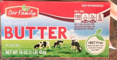 Unsalted Butter, Unsalted