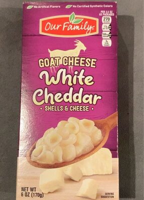White Cheddar Goat Cheese Shells & Cheese, White Cheddar