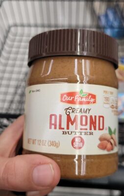 Creamy No Stir Almond Butter, Creamy