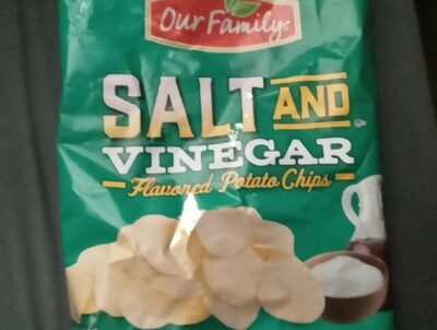 Salt And Vinegar Flavored Potato Chips, Salt And Vinegar