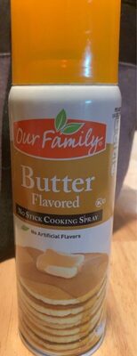OUR FAMILY Butter Cooking Spray, 6 OZ