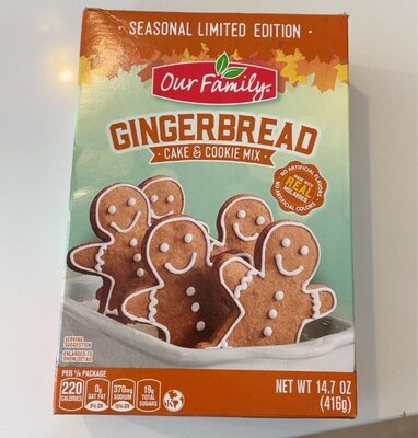 Gingerbread Cake & Cookie Mix, Gingerbread