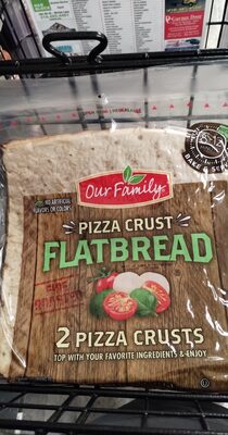 Fire Roasted Flatbread Pizza Crust, Fire Roasted