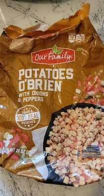 Hashbrowns O'Brien Diced Potatoes With Onions & Peppers, Hashbrowns O'Brien