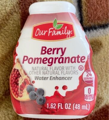 Berry Pomegranate Water Enhancer, Berry Pomegranate