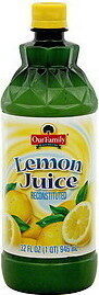 100% Lemon Juice From Concentrate, Lemon