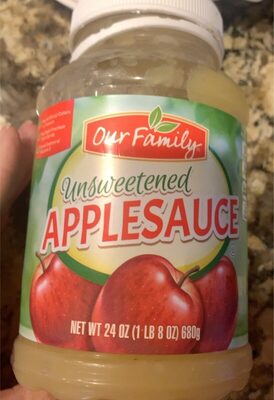 Unsweetened Applesauce, Unsweetened