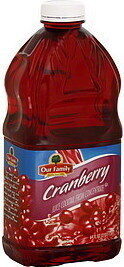 Cranberry Juice Cocktail From Concentrate, Cranberry