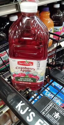 Cranberry Apple Juice Cocktail From Concentrate, Cranberry Apple