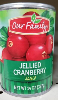 Jellied Cranberry Sauce, Jellied Cranberry