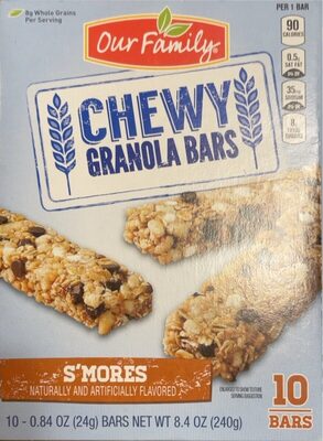 S'Mores Chewy Granola Bars, S'Mores