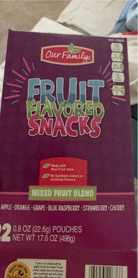 Mixed Fruit Blend Apple, Orange, Grape, Blue Raspberry, Strawberry, Cherry Fruit Flavored Snacks, Mixed Fruit Blend