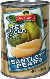 Sliced Pears In Pear Juice From Concentrate